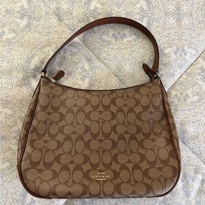 Coach Brown Signature Shoulder Bag